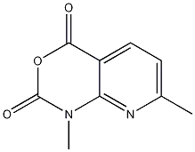 Molecular Structure of 66690-78-6 (1,7-Dimethyl-1H-pyrido[2,3-d][1,3]oxazine-2,4-dione)
